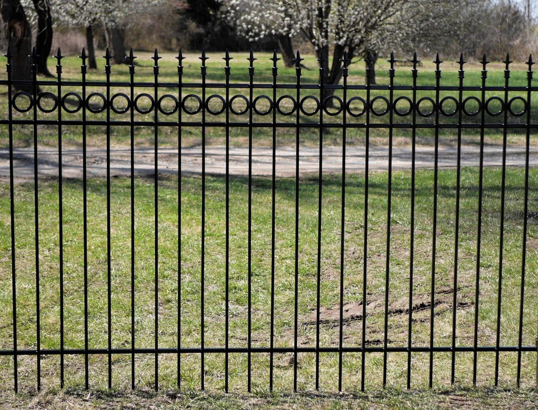 Steel gate and fencing