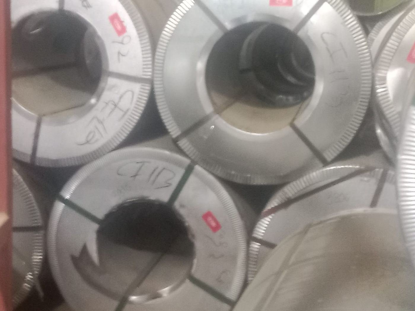 Raw steel coil stock